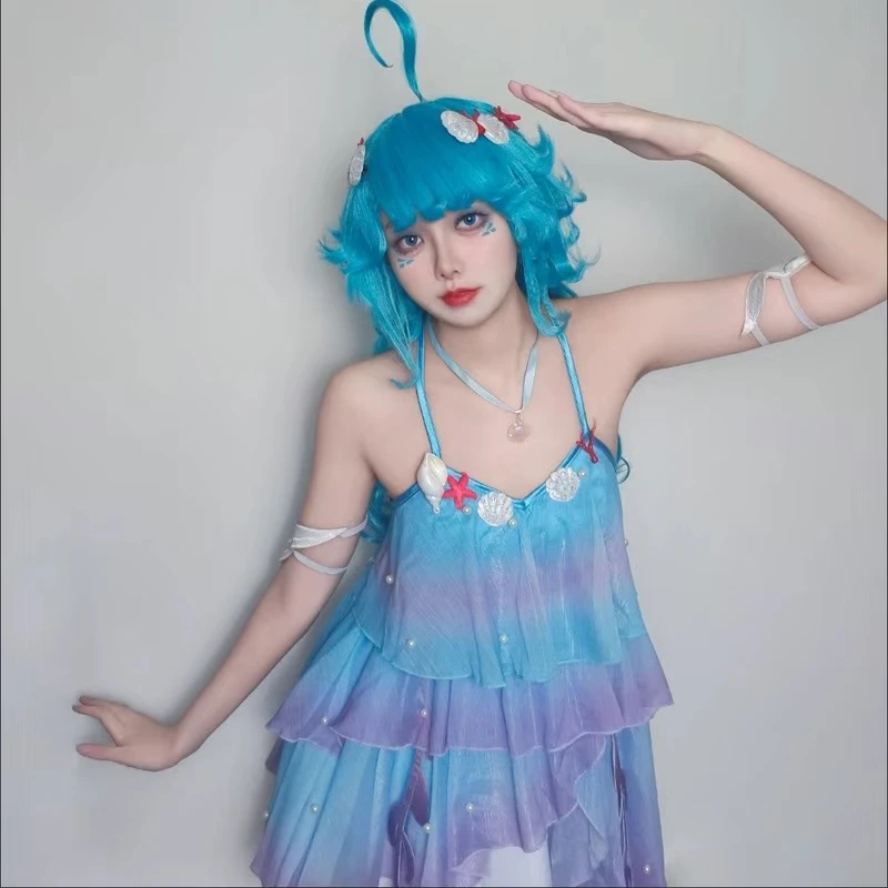 Halloween New Cosplay Costume Two-dimensional Game Campus Stage Comic Show Performance Sweet and Cute Girl Cosplay Costume