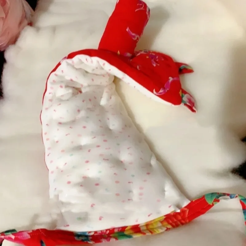 Uomo fatto a mano morbido fiore T slip imbottito in cotone di grandi dimensioni gonfi mutandine festa privata costume sexy slip FKK Fetish Club BF