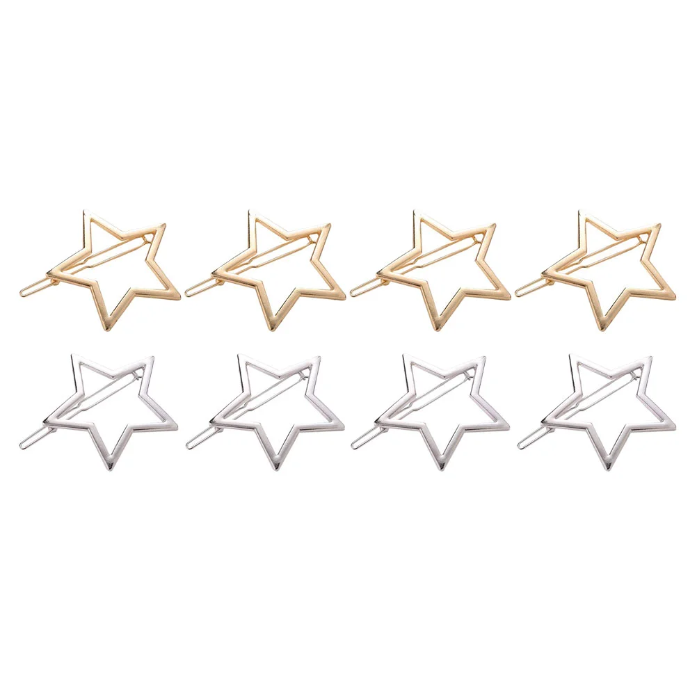 Goody Hair Clips for Women Five-pointed Star Hairpin Kids Girls Bride Barrettes