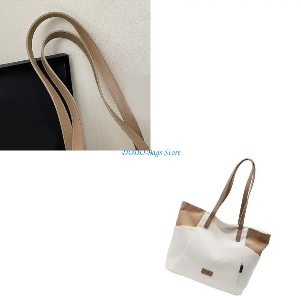 حقيبة كتف قماشية عملية وعصرية تحت الإبط للنساء اللاتي يبحثن عن الراحة والأناقة في روتينهن اليومي