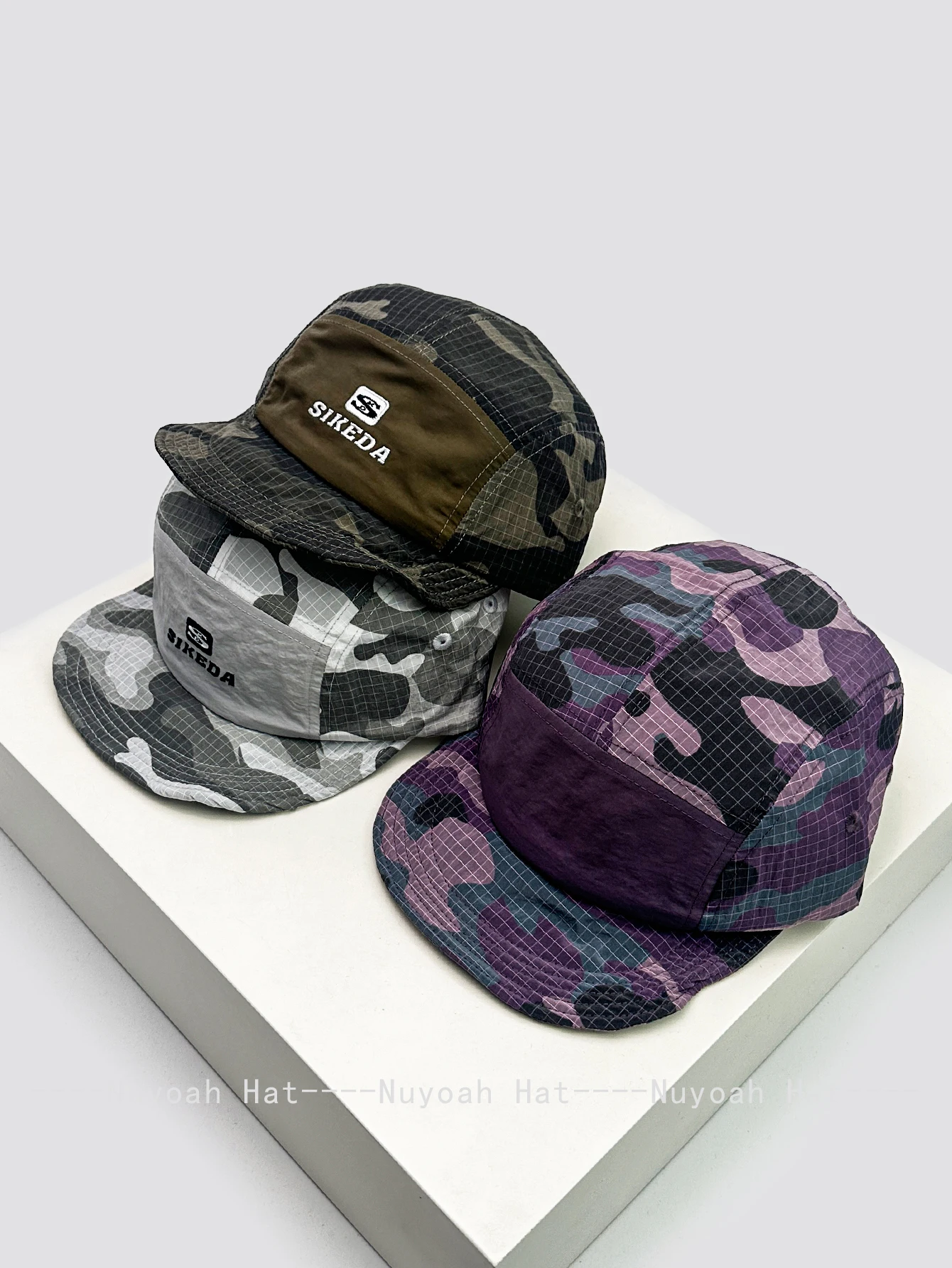 

Spring and summer new quick-drying letter embroidered baseball hat men's and women's sunshade flat-brimmed retro peaked cap