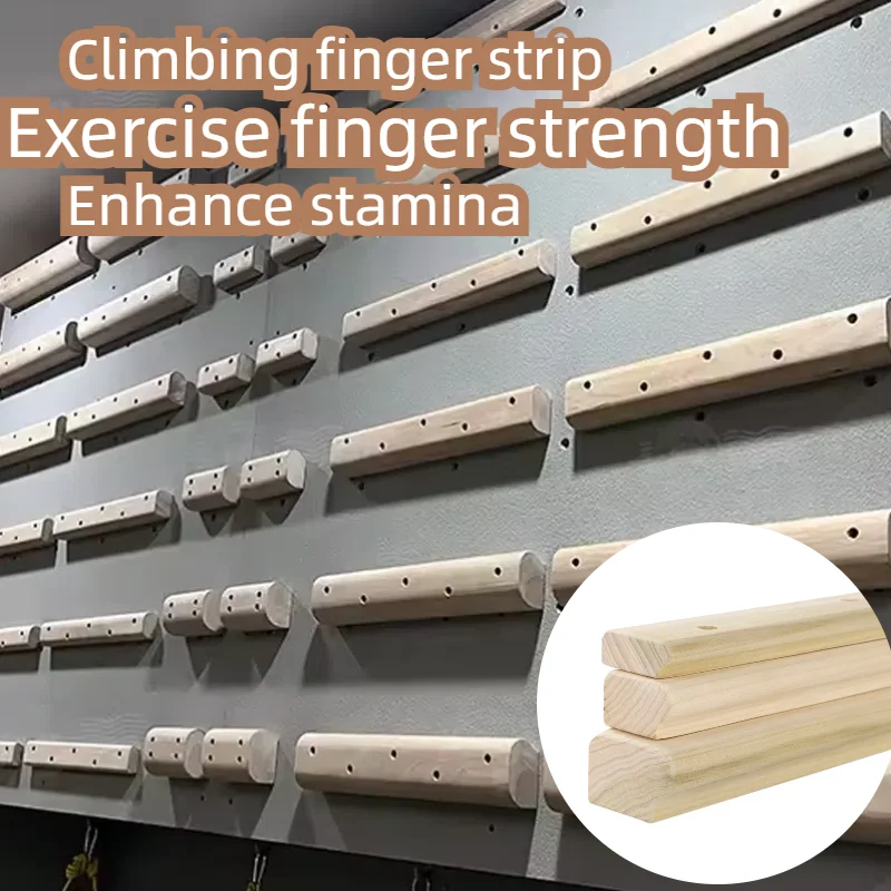 3Pcs Wooden Rock Climbing Holds Building Core Strength  for Sports Park Training Home Climbing Gym Indoor Climbing Athletes