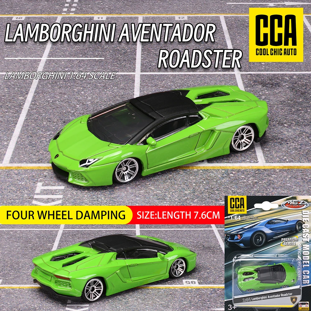 CCA msz 1:64 models of Lamborghini Exquisite hanging classic static car model alloy die-casting car model collection gift toy