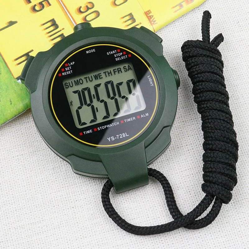 30H Chronometer Handheld Pocket Stopwatch 0.01S Accuracy Professional Digital Sport Stopwatch LCD Stop Watch