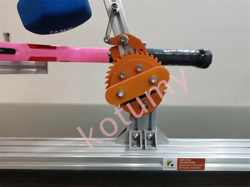Flat Pull Style Tennis Racket Stringing Machine Racket Support DIY Heavy Hammer Racket Frame Stringing Machine