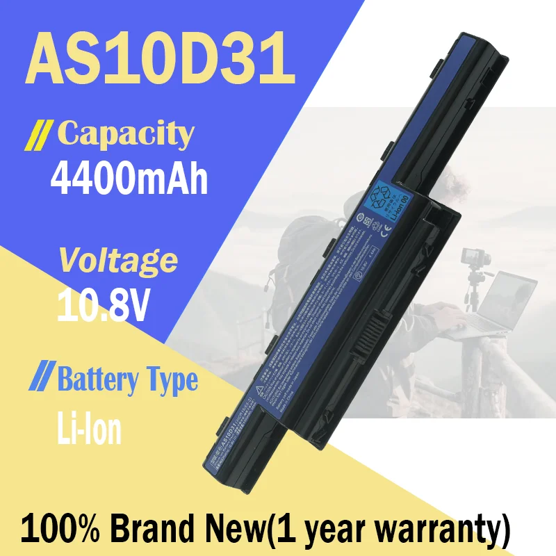 AS10D31 AS10D51 AS10D61 AS10D71 AS10D75 Аккумулятор для ноутбука Acer Aspire 4741 5253 5251 5336 5349 5551 5552 5560 5733 NV5911 AS10D31 AS10D51 AS10D61 AS10D71 AS10D75 Аккумулятор для ноутбука Acer Aspire 4741 5253 5251 5336 5349 5551 5552 5560 5733 NV5911