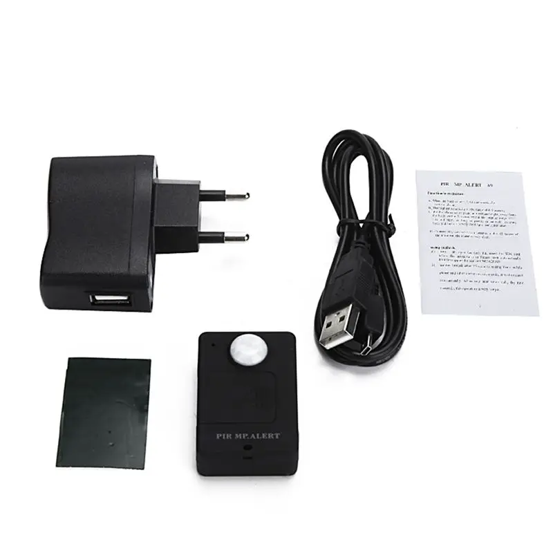 M01K Mini GSM Alarm System Infrared PIR Motion Sensor Wireless Detection Detector Including EU Power Supply EU PLUG
