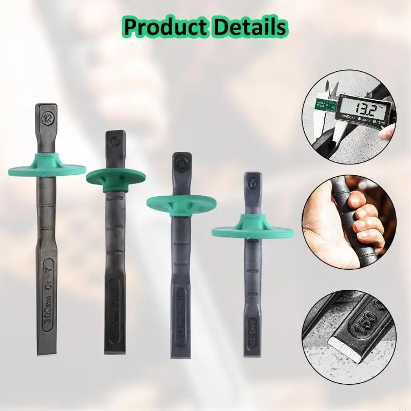 U0DA Flat Chisels Alloy Steel Vanadium Wall Tool Industrialgrade Flat Chisels