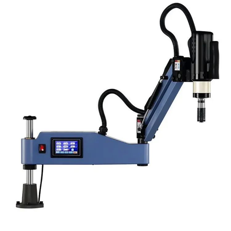 Automatic Servo Electric Tapper Universal Swing Arm Tapping Machine Optional Workbench Magnetic Base for Metal Thread Machining