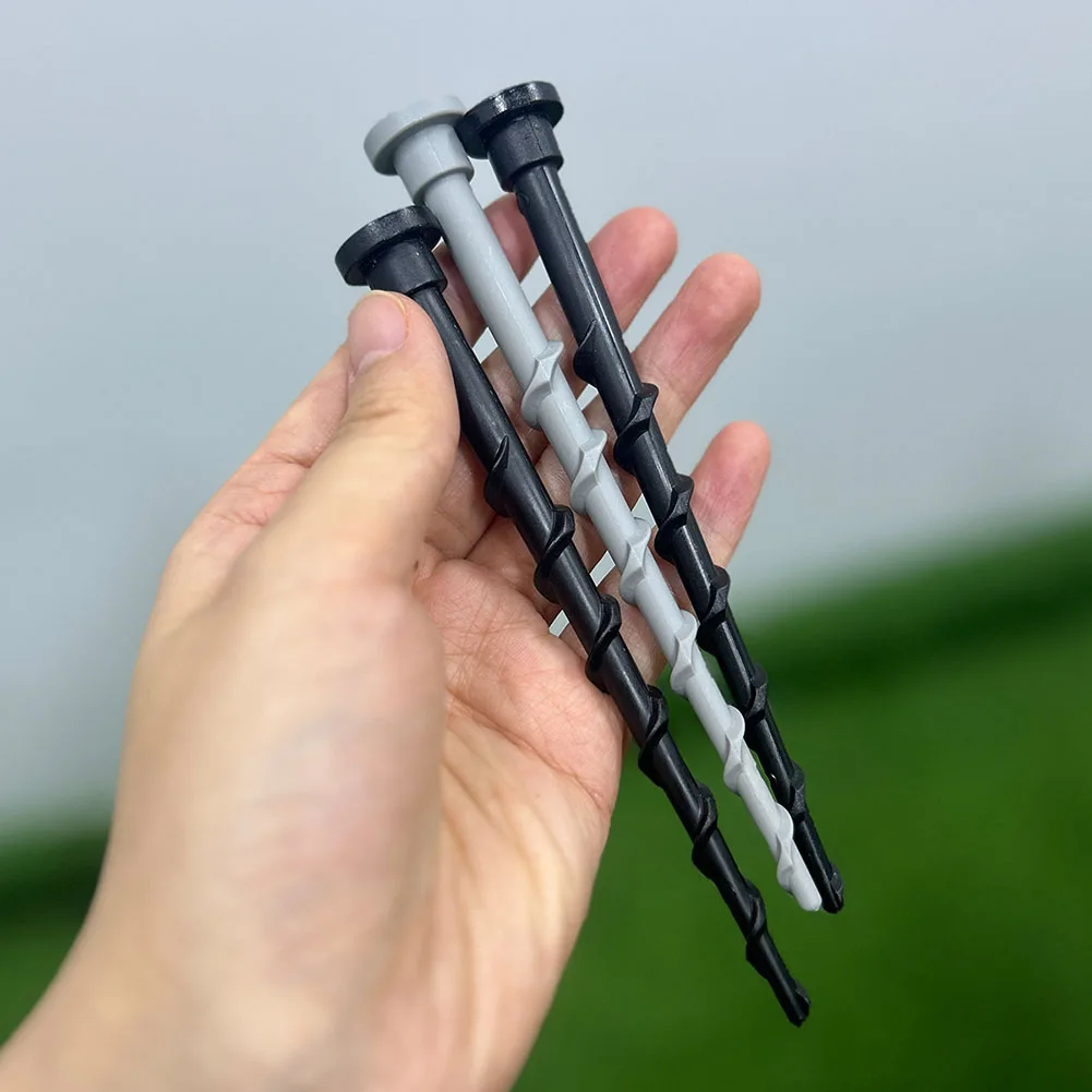 Plastic Ground Screws 12 pcs 13.7 cm for Securing For Robotic Lawn Mower Charging Station and Garage Structures