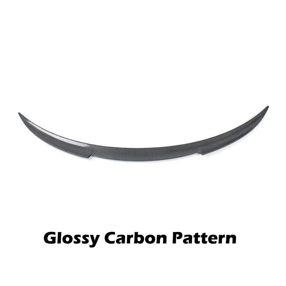 BEVO Rear Spoiler Wings for 2020-2024 Tesla Model Y Rear Trunk ABS Spoiler Lip Tail Wing Trunk Lid Accessories Carbon Fiber image 3
