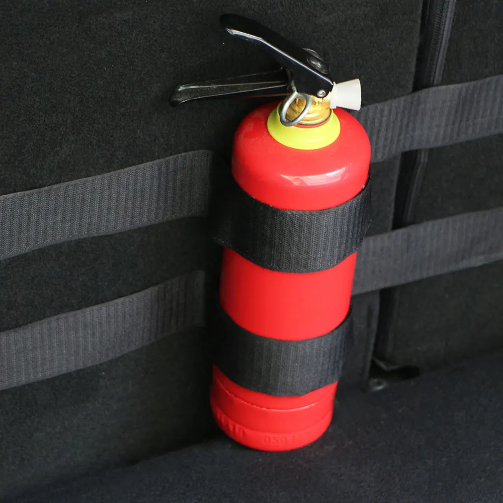 Car Strap Fire Extinguisher Fixed Velcro 2 Long Short Higher Quality Environmental Protection Fire Extinguisher Fixed Strap