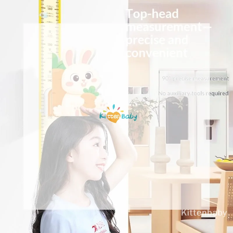 Removable 3d Three-dimensional Cartoon Height Stickers Self-adhesive Children's Magnetic Suction Baby Height Wall Stickers