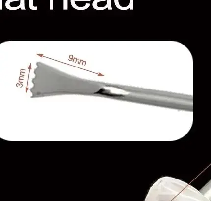 

Dental Gingival Retraction Cord Tool Dentist Atraumatic Cord Splitter Tool Double Head Dentist Oral Tools