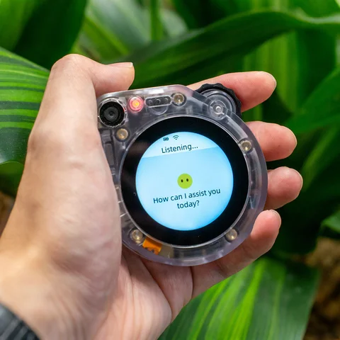 SenseCAP Watcher XiaoZhi AI Device Voice Assistant Smart Home,LLM, Camera,Face Recognition Visual Wake-Up,Multilingual,ESP32S3