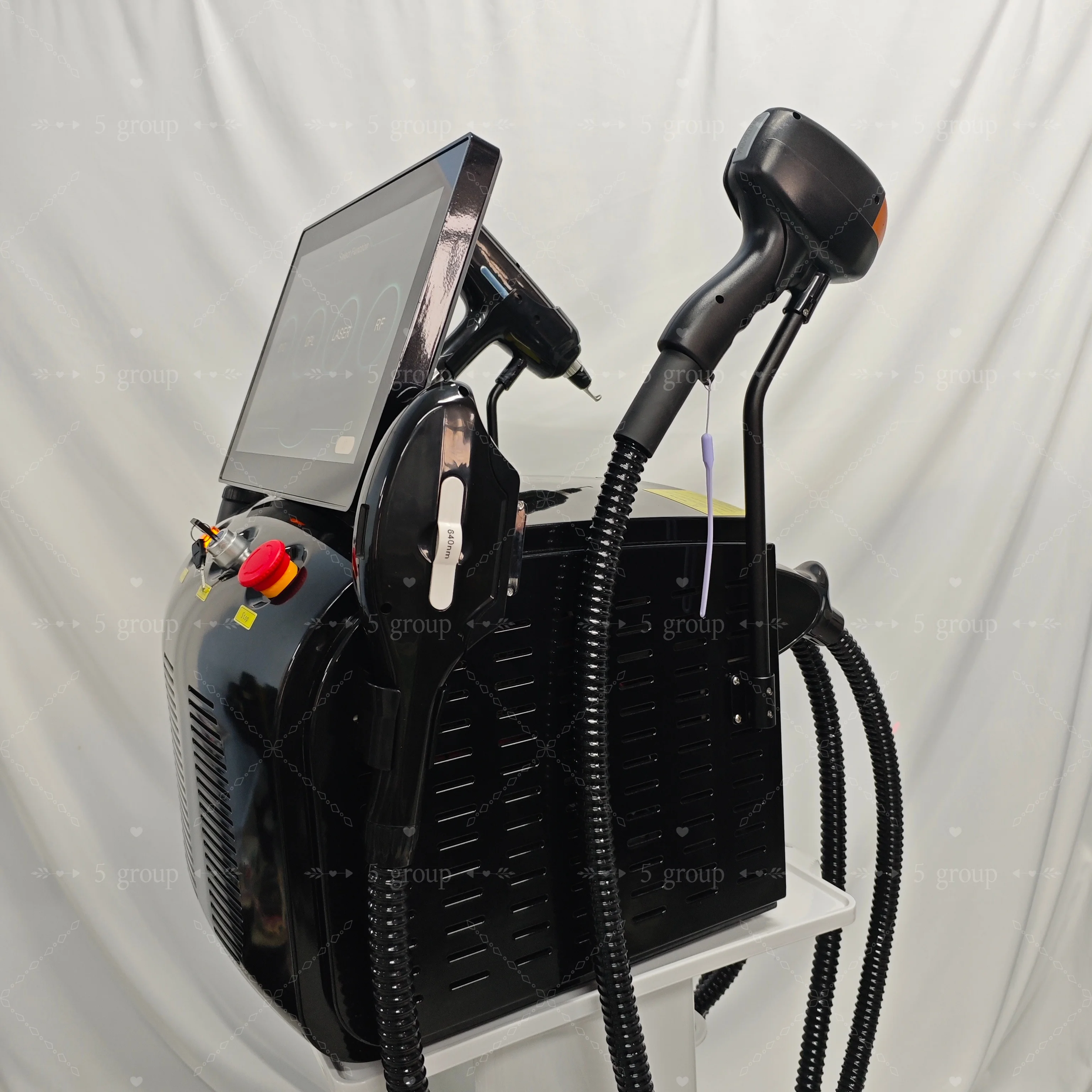 

Newest 4 In 1 Diode Laser Pico 808 Carbon Peeling RF Ipl Nd Yag Picosecond Laser Opt Hair Removal Tattoo Removal Machine