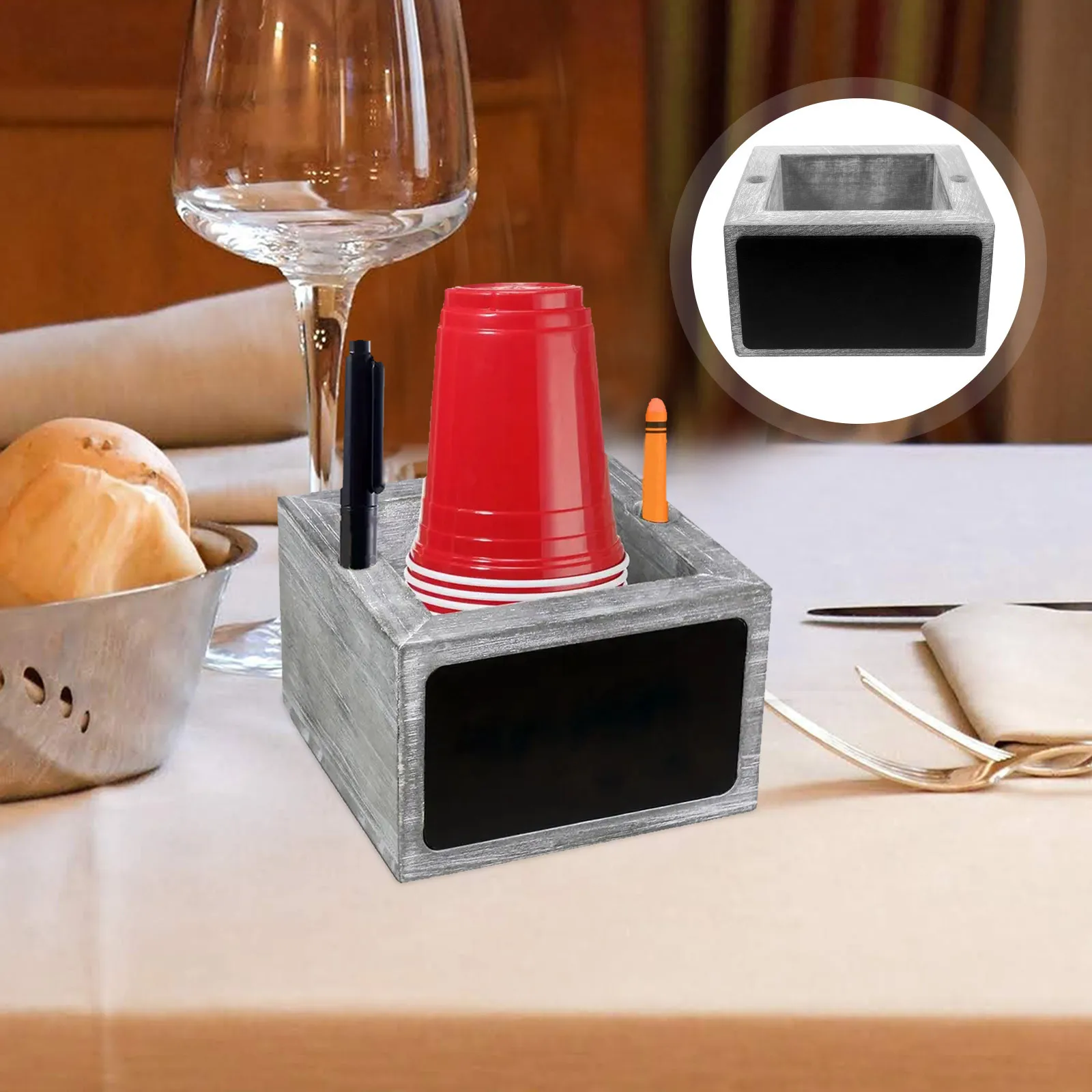 

Деревянный держатель для бумажных стаканчиков, органайзер, барная стойка, квадратная стойка для хранения чашек для кухонных шкафов, настольный держатель для чашек