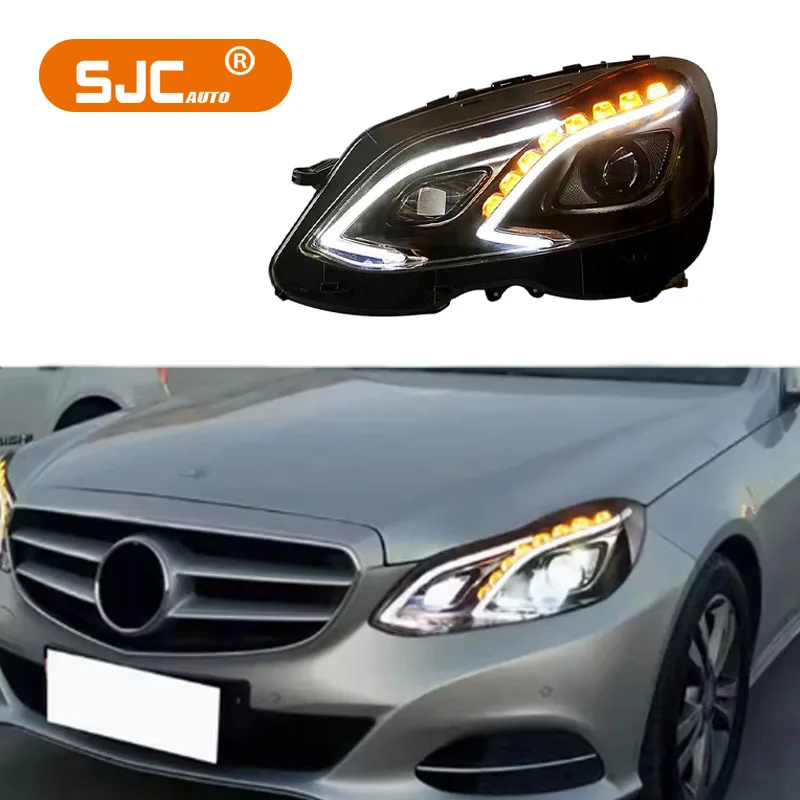SJC Modified High-Quality Plug And Play Full LED Headlights For Mercedes Benz E Class W212 13-16 Modified Full LED Car Headlamps