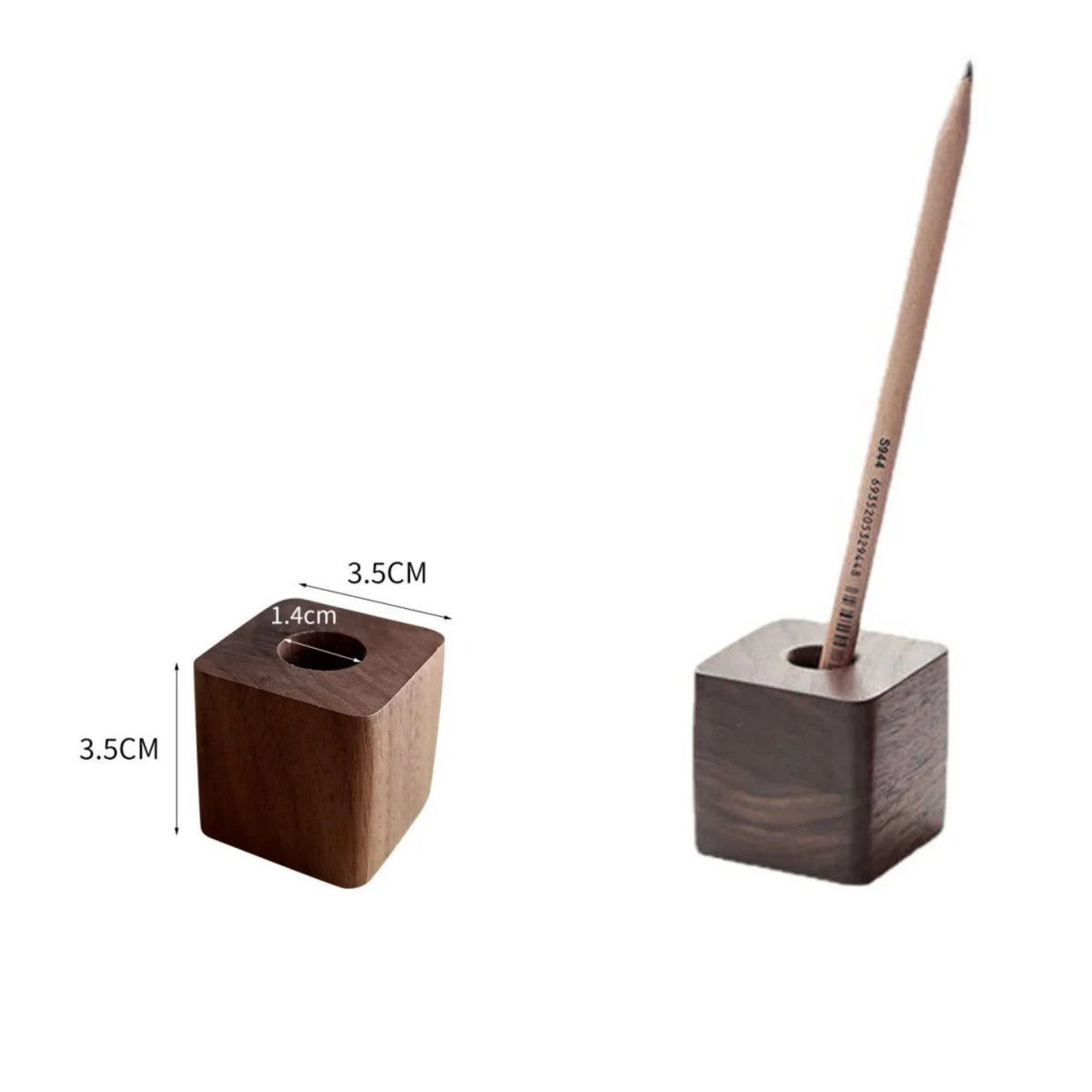 Hochwertiger Visitenkartenhalter aus Holz, Schreibtisch-Organizer, Visitenkartenständer aus Holz, Postkartenhalter, Halterung für Büro und Zuhause