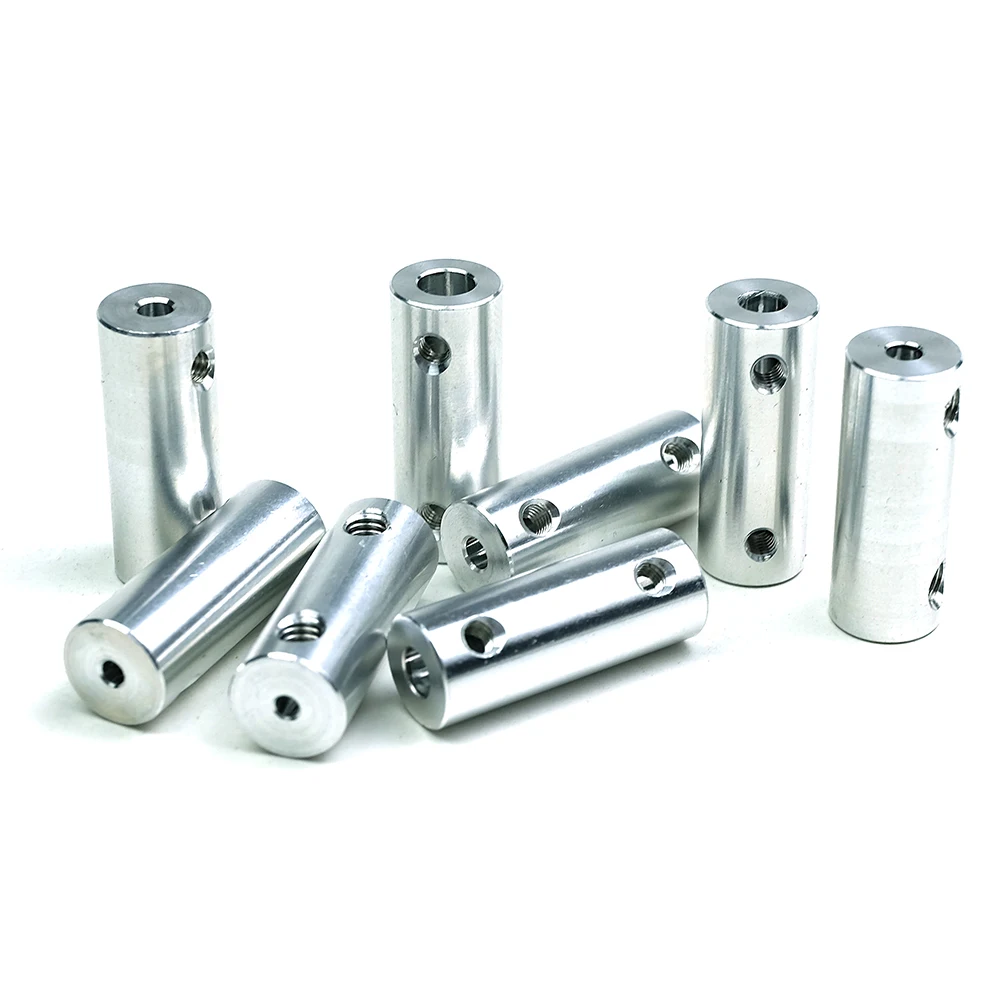 2 Stück Aluminium-Motorantriebswellen-Verbindungskupplung 2mm/2.3mm/3mm/3.17mm/4mm/5mm für RC-Boote und Automodelle Zubehör