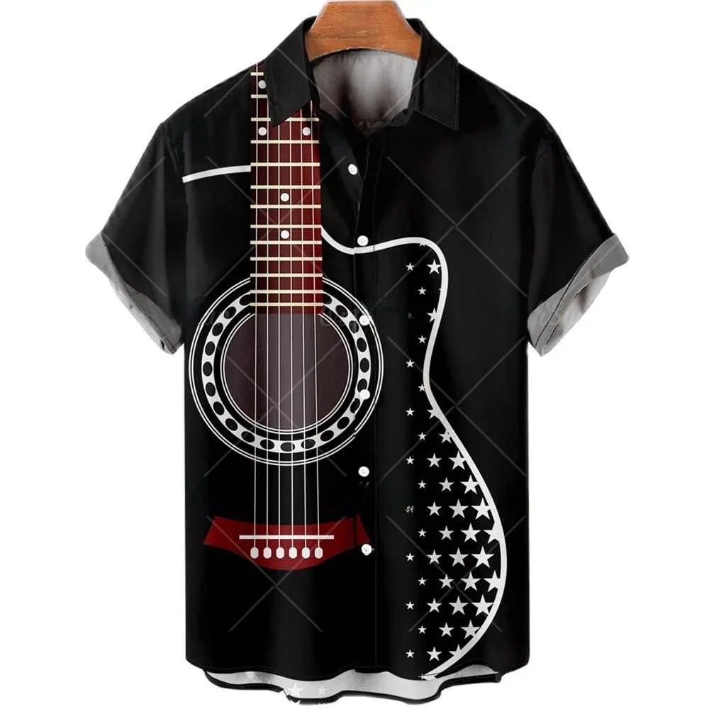 

Casual Printed ort Sve irt Lapel Printed Wide Angle Collar Cotton Spring Summer Youth Faion Casual Wear