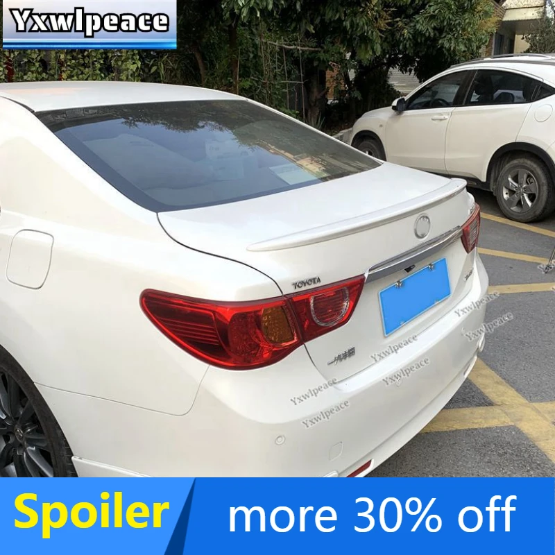 For Toyota Mark X Reiz 2010 -2016 High Quality ABS Plastic Unpainted Color Rear Trunk Spoiler Trunk Wing Car Accessories