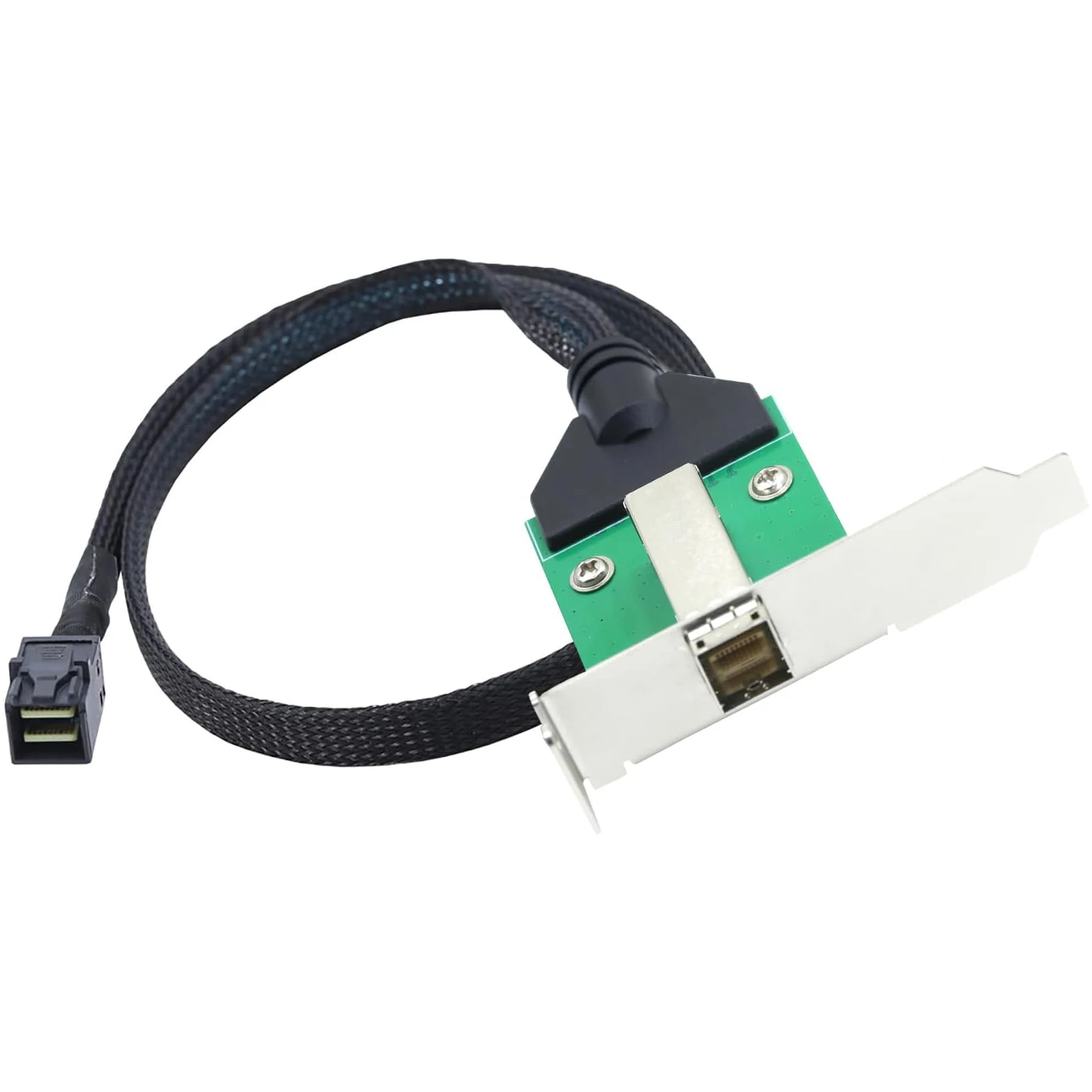 JavicTech External Mini SAS HD SFF-8644 Female to Mini SAS HD SFF-8643 Male Data Server Raid Cable Adapter