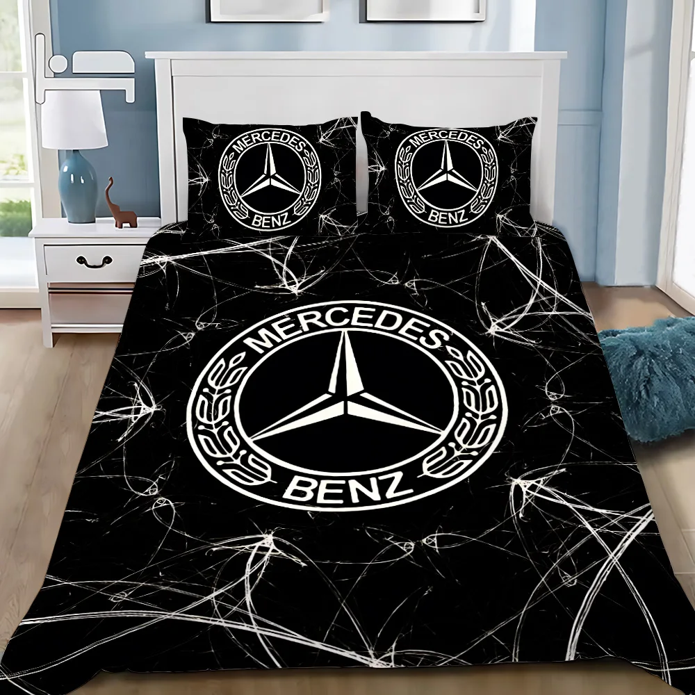 Duvet Cover Pillowcase Bedding Set M-Mercedess benzs A-Amgs Adult Boy Girl Bedroom Decoration Children Gift Single Double Large