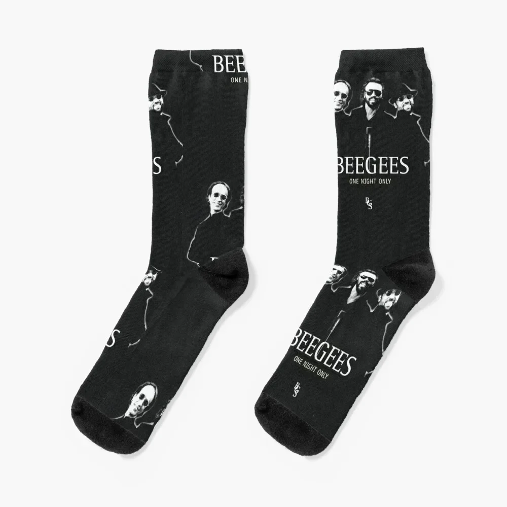 

Bee Gees Band One Night Only Logo Fashions Socks new year essential Socks Man Women's