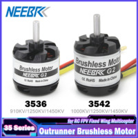 NEEBRC 3536 3542 Brushless Motor 910KV 1000KV 1250KV 1450KV Outrunner 2-4S for RC Multicopter Drone Airplane Fixed-wing Part ESC