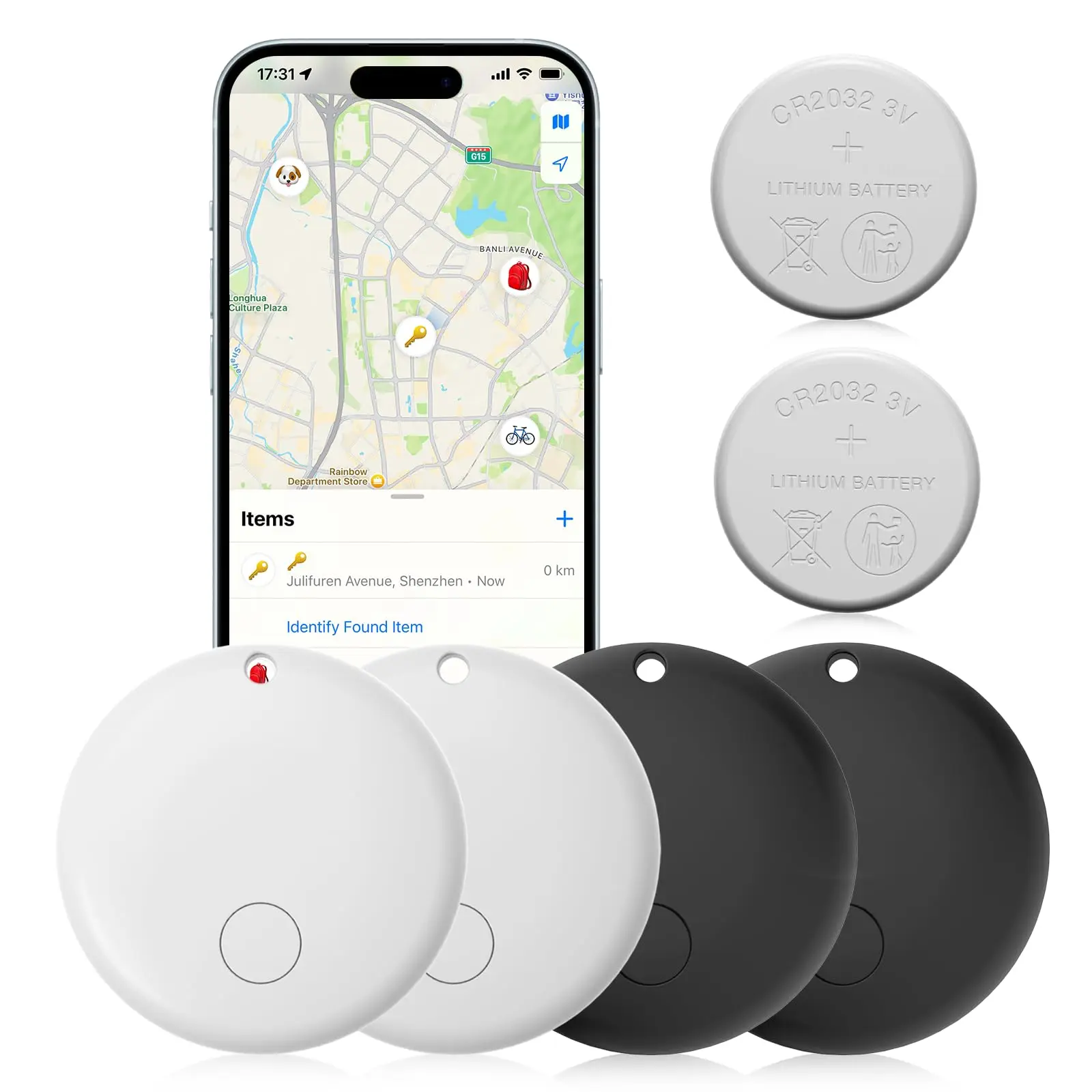 1PC Mini GPS Tracker Anti-lost for Car & Key, Strong Tracking WorldWide Smart Locator Finder
