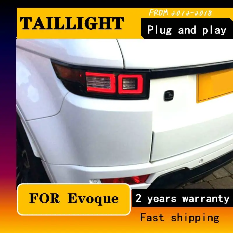 

Car Styling For land Rover Evoque Taillights 2012-2018 For Evoque Rear Lights Dedicated Car Light LED Taillight Assembly