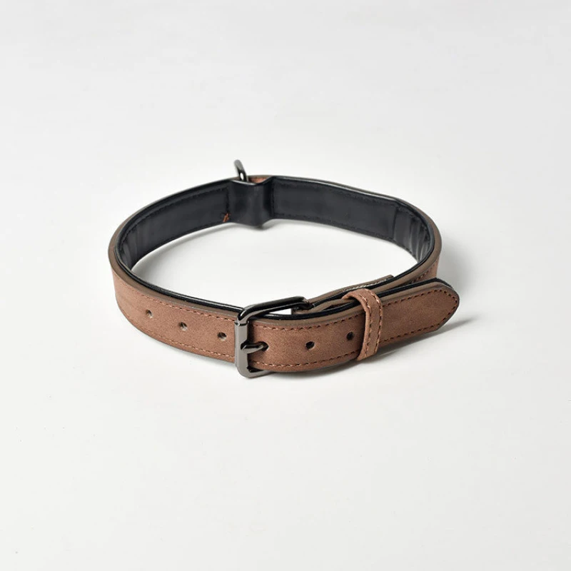 Matte Anti Lost Pet Collar Adjustable Puppies Small Large Dogs Husky Alaskan Neck Strap