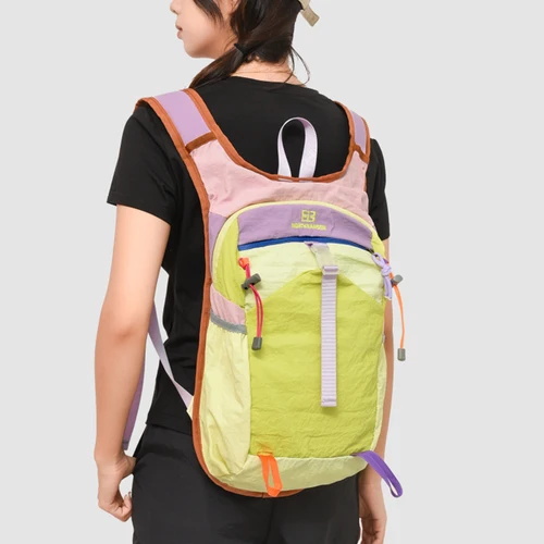 Imagen 2 del producto Mochila Deportiva para Exteriores con Bloques de Color, Mochilas de Viaje Ligeras para Mujer, Mochila Práctica para Senderismo