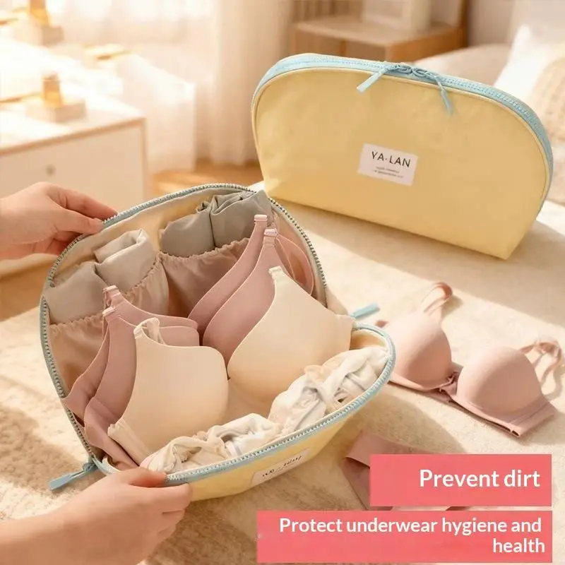1Pcs Three-in-One Compression Function Clothing Storage Bag Lightweight Portable Multi-purpose Underwear Storage Bag