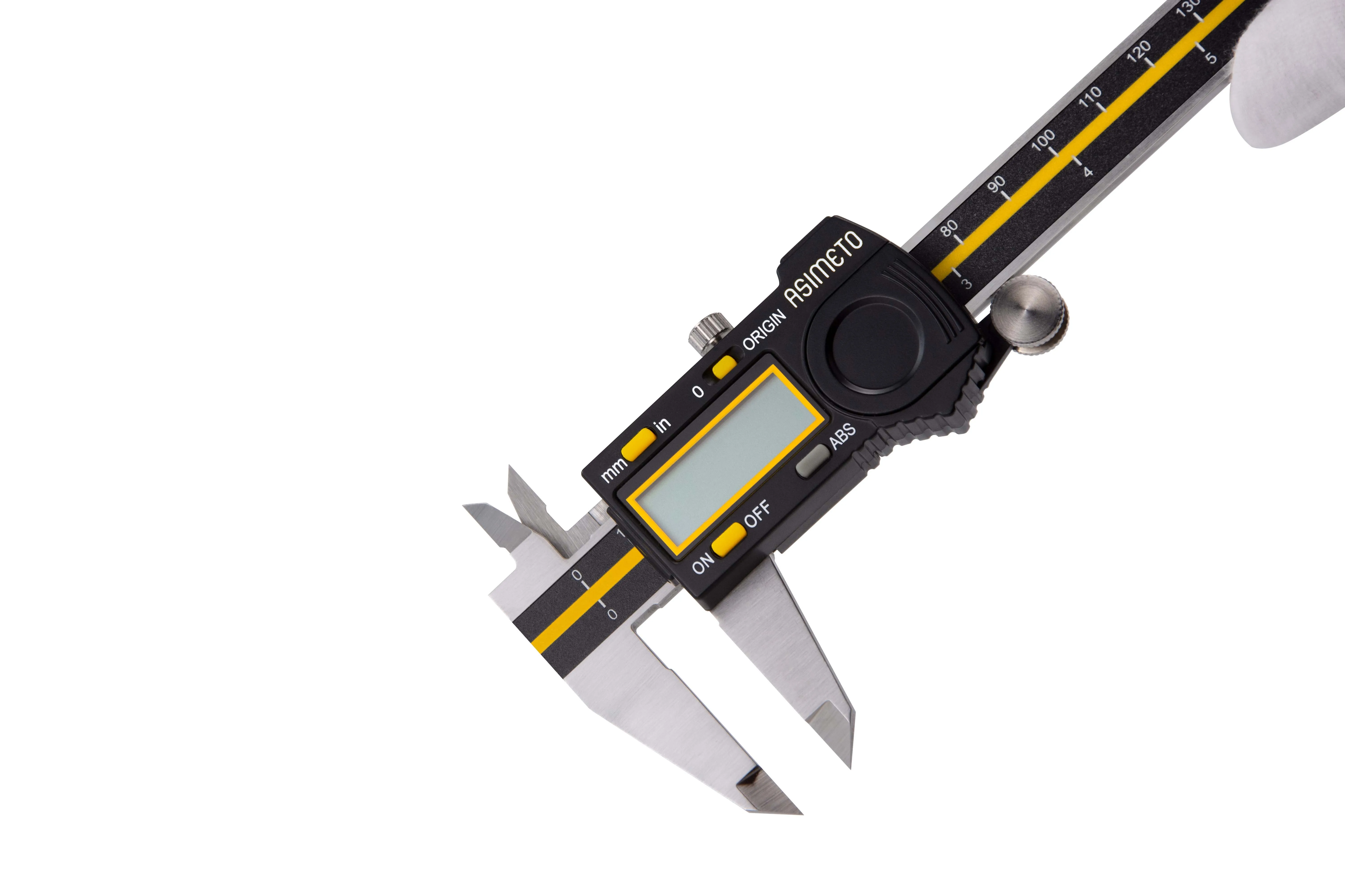 Four Buttons Digital Vernier Caliper 0-300mm 0-12 Stainless Steel ±0.03mm High Precision Measuring Tool