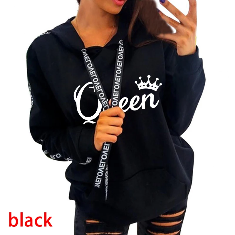 New Fashion Women's Printed Hooded Sweater Casual Loose Hoodie Personalized Printing Hoodie for Women