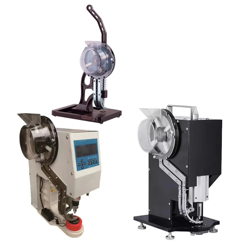 

Automatic tarp banner eyelet buckle machine for office equipment Button hole grommet machine