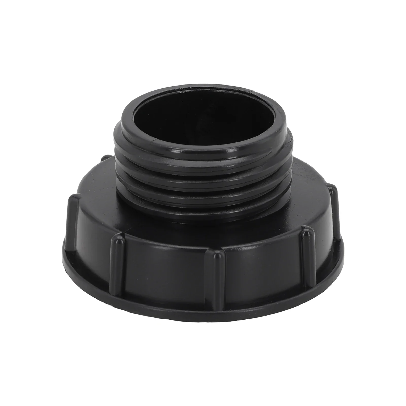 IBC 탱크 커넥터 커넥터, IBC 어댑터, 플라스틱 S60 x 6(60mm) 어댑터, IBC 컨테이너, 블랙, 80mm