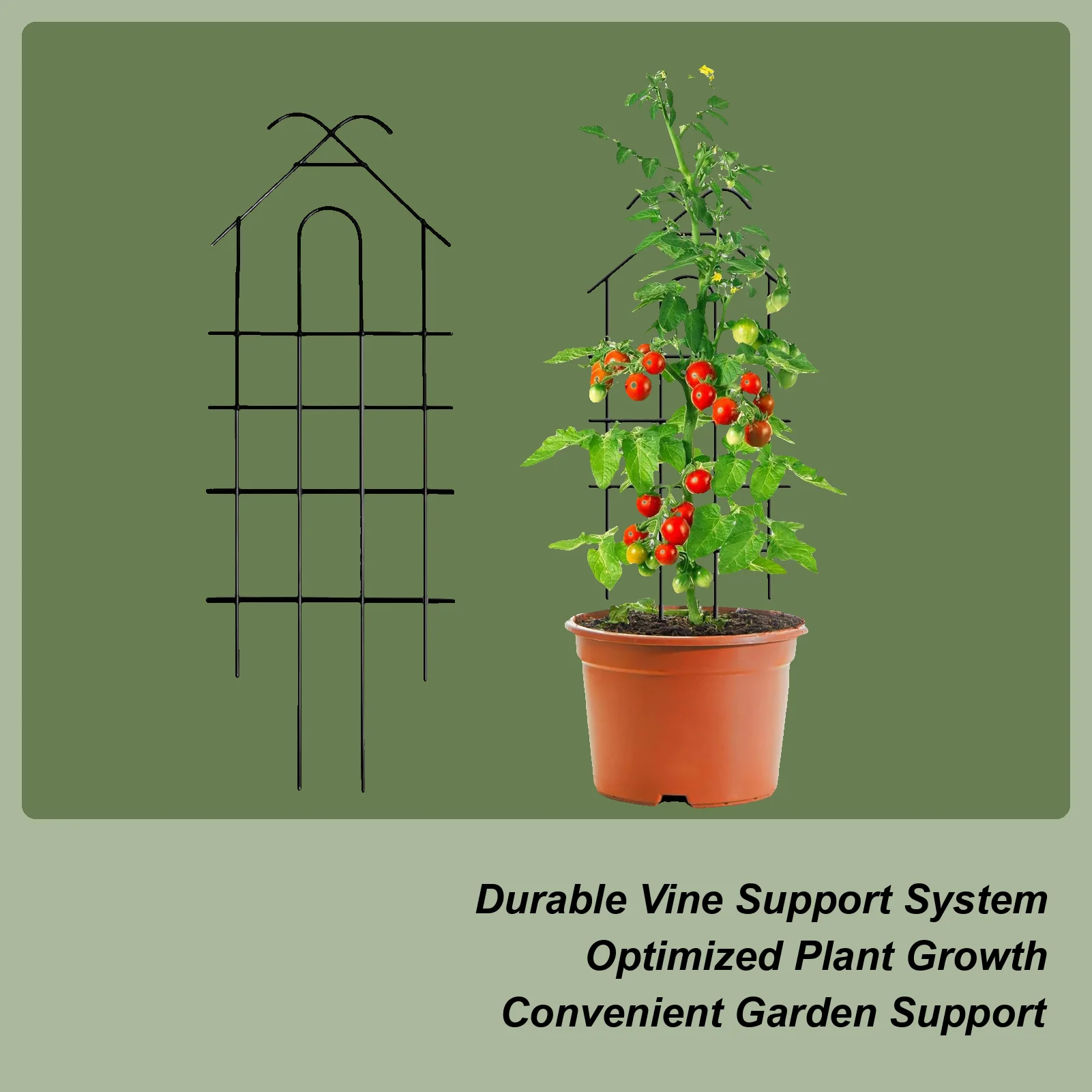 

Metal Garden Trellis Metal Plant Support Trellis Climbing Vine Frame For Indoor Outdoor Patio Garden Greenhouse Balcony Wedding