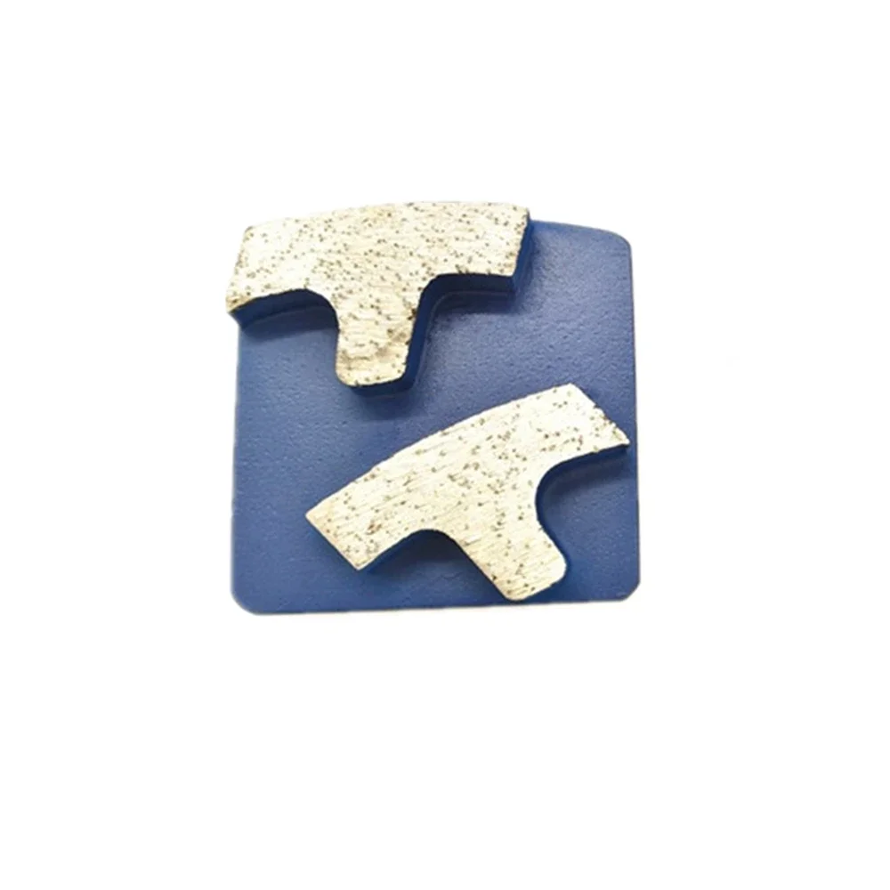 Herramientas para amoladora de suelo de hormigón GBScanmaskin, hojas de pulido de diamante GBHusqvarna con dos segmentos en forma de T, 12 Uds.