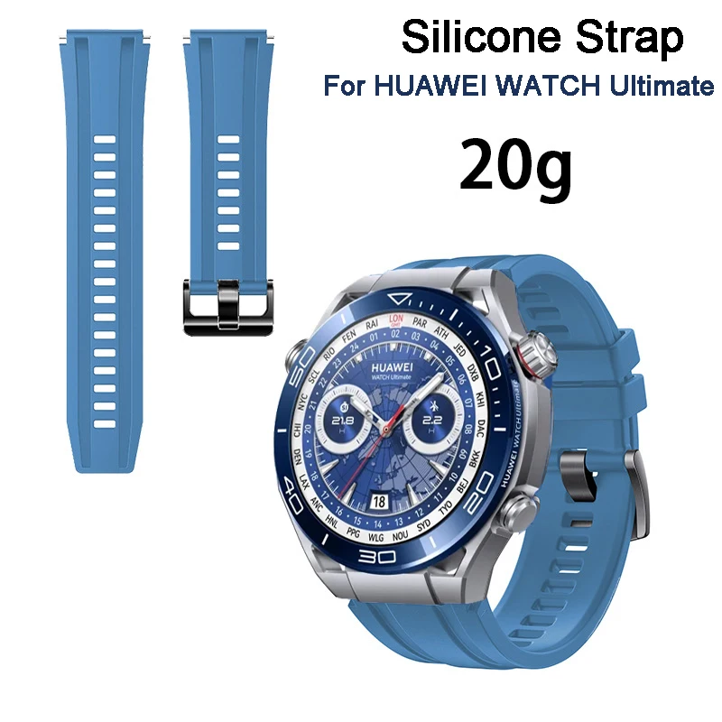 Cinturino in Silicone per HUAWEI WATCH ultimo cinturino di ricambio per cinturino per Huawei Ultimate Watch/ufficiale stesso stile Correa