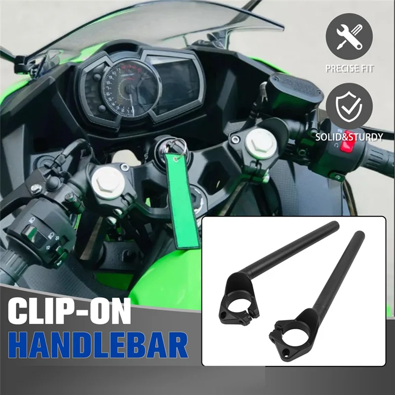 

Better-For KAWASAKI Ninja400 Ninja500 EX400 EX500 2018-2024 Handlebars Handle Bar Clip-On Fork Tube Motorcycle 1 Pair