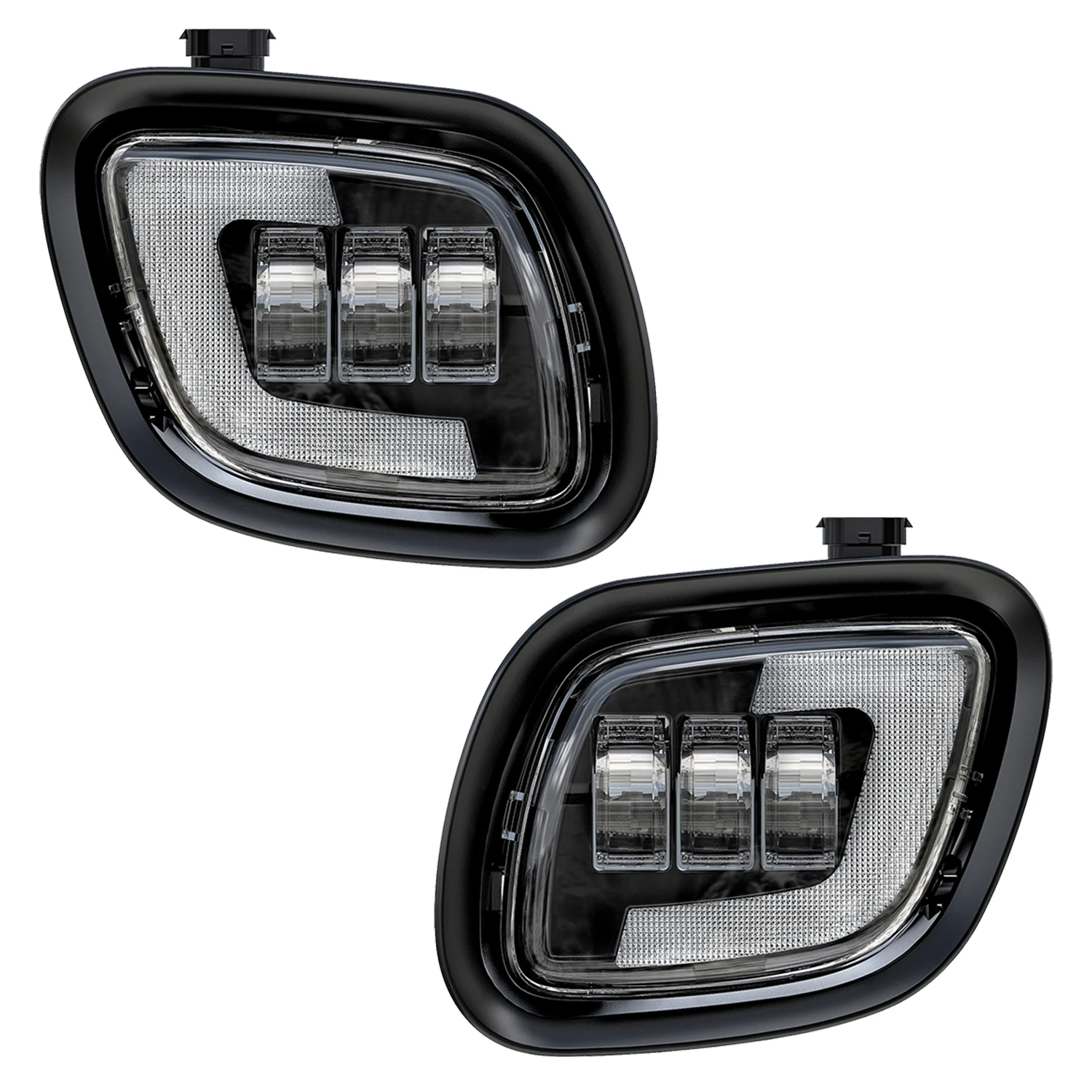 Led Projector Fog Lights for Freightliner Cascadia 2008-2017 Accessories Semi Trailer Truck Front Fog Lamps with Position Light