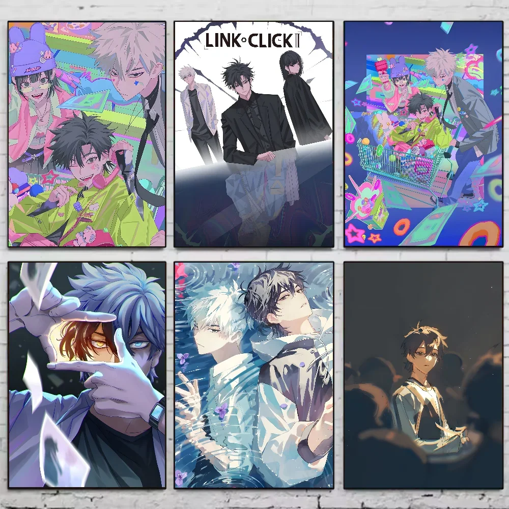 Anime L-Link Click Poster Aesthetic Canvas Painting Posters And Prints Wall Art Picture For Bedroom Home Decor