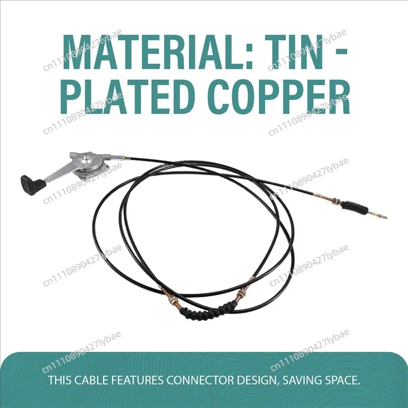 AU34-For JCB 2CX/3CX/4CX/3CS/4CN Backhoe Loader 910/48800 Throttle Cable Assy with Lever Accelerator Parts Spare Parts