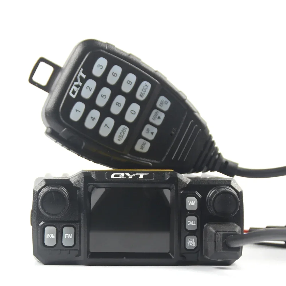 

KT-8900D 25W QYT Mini Mobile Radio Amateur Transceiver Station Dual Band VHF/UHF 136-174/400-480MHz Car Radios Upgraded KT 8900