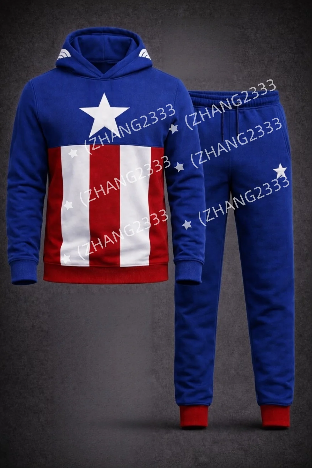 Trendiges neues Superhelden-Kostüm, Cosplay, Eltern-Kind-Freizeitinteraktion, Lauf-Sportbekleidung, leichter Herbst-Fleece-Hoodie mit Taschen – Detail 5