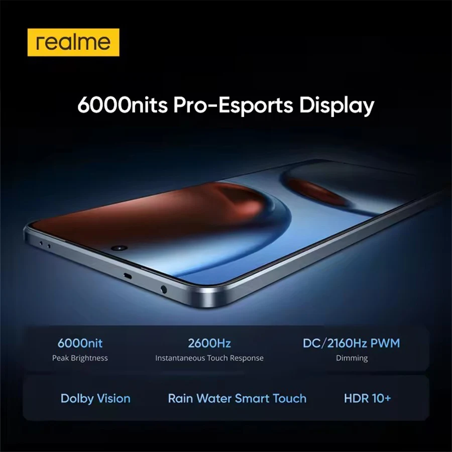 إصدار RU realme GT 7T 5G هاتف ذكي أبعاد 8400-ماكس معالج 7000mAh بطارية 120W شحن 6.8 "شاشة AMOLED 120Hz