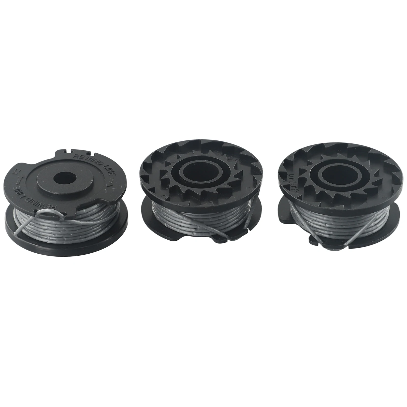 3 Pack Line Spool Set Compatible with EasyGrassCut 18V Models 18 23 26 18-230 18-260 18-26 F016800569 F016800385